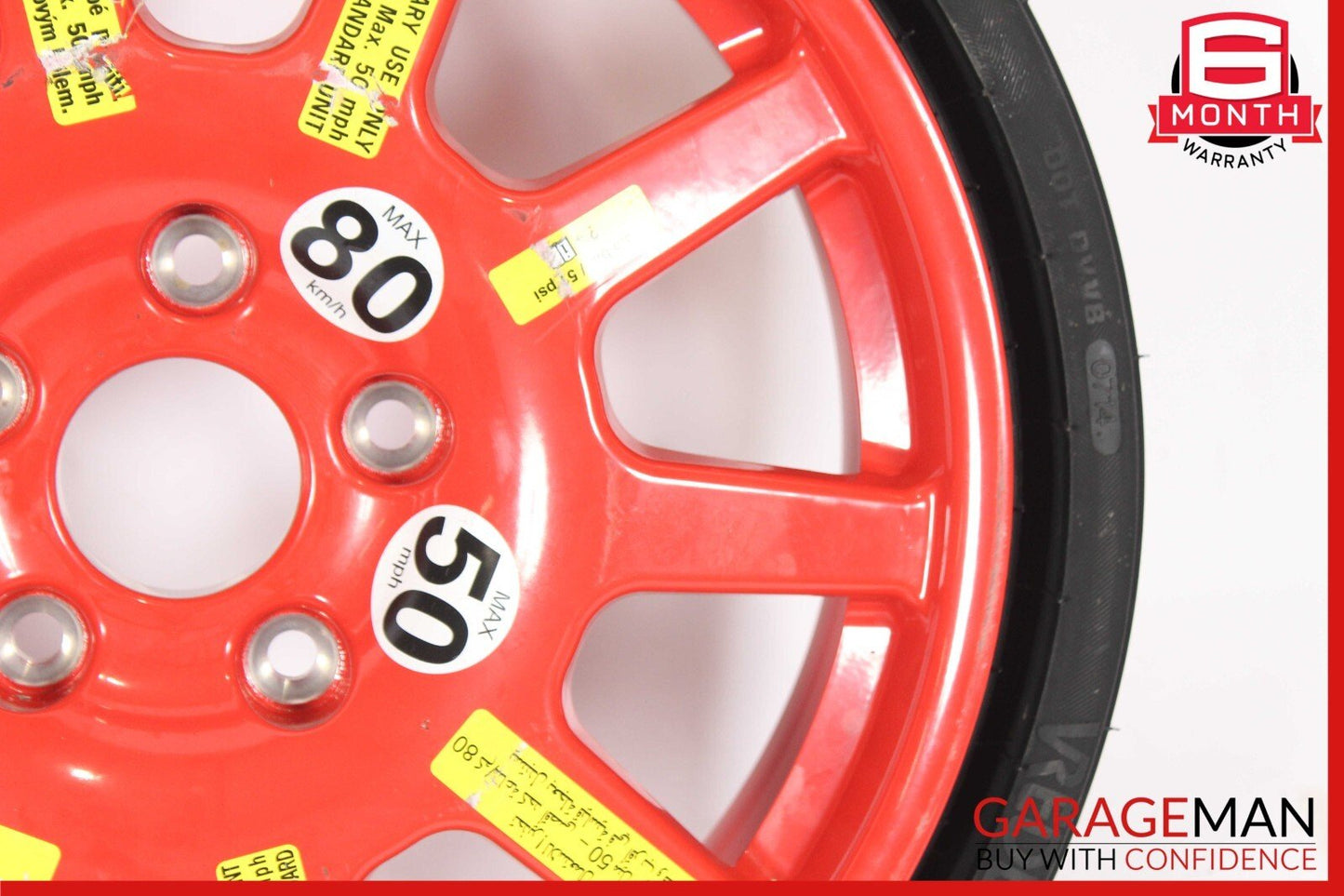 11-18 Porsche Cayenne 958 Emergency Spare Tire Wheel Rim R18 18" OEM