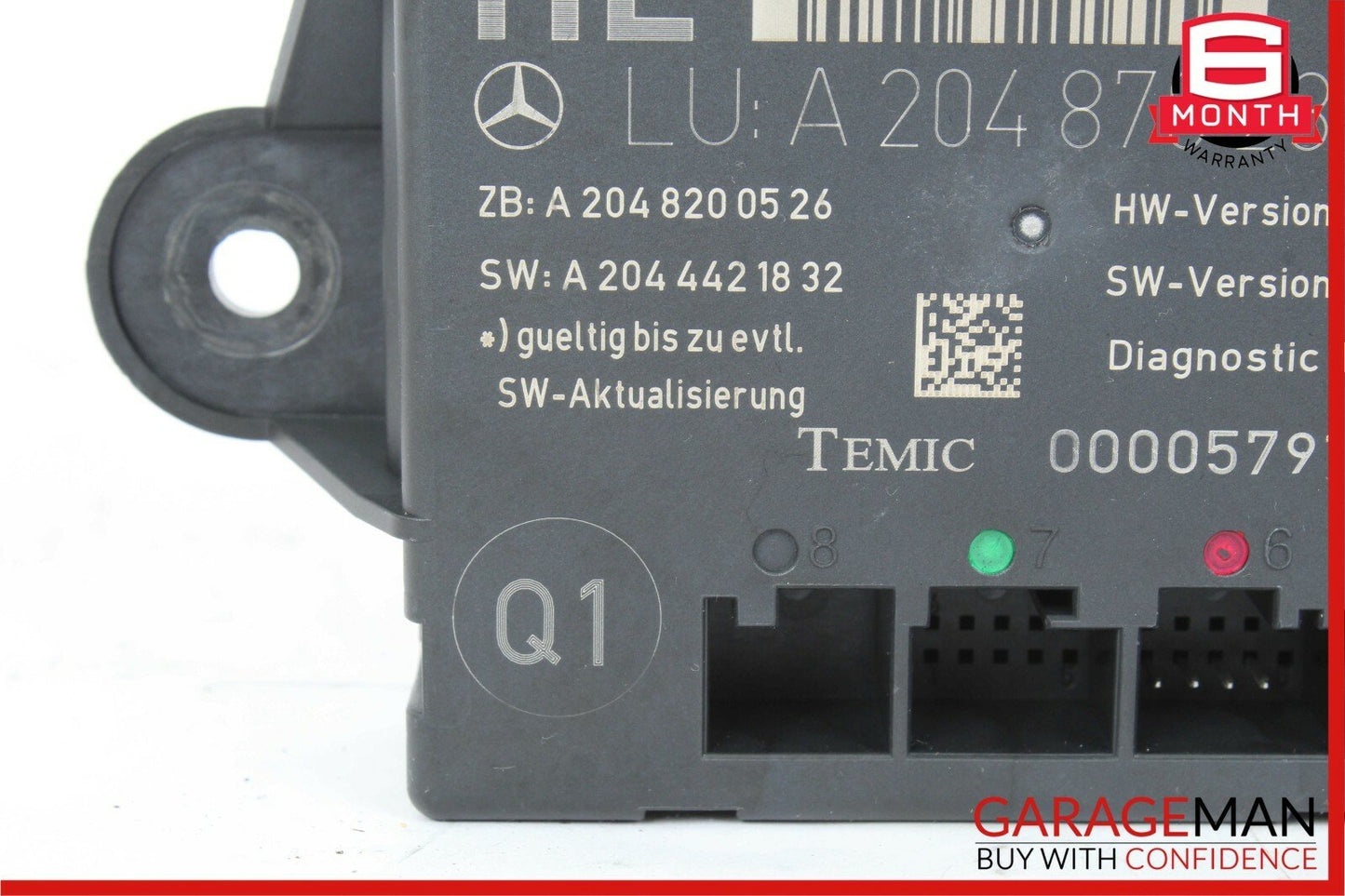 08-18 Mercedes W204 C300 E350 CLS550 Rear Left Side Door Control Module OEM