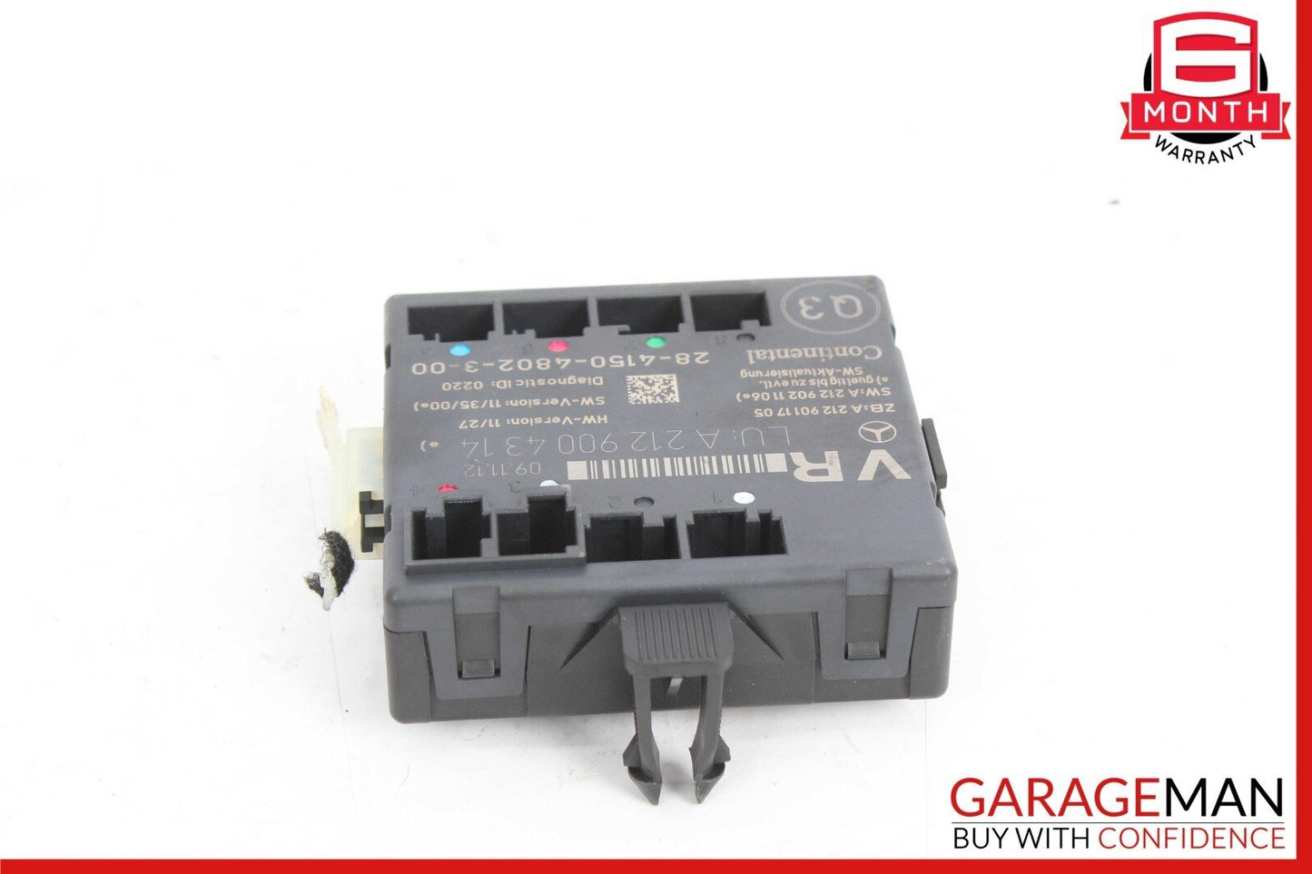 08-18 Mercedes W212 E400 CLS550 SLK250 Front Right Side Door Control Module OEM