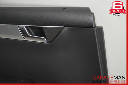 08-14 Mercedes W204 C250 C300 Sedan Rear Left Side Door Panel Trim Cover Black