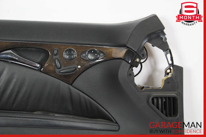 03-06 Mercedes W211 E55 AMG Front Left Side Interior Door Panel Trim Assy Black