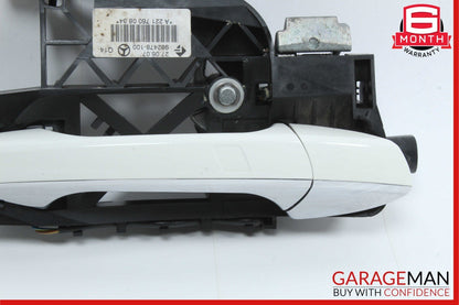 07-13 Mercedes W221 S550 Rear Right Side Exterior Door Handle Keyless Go White