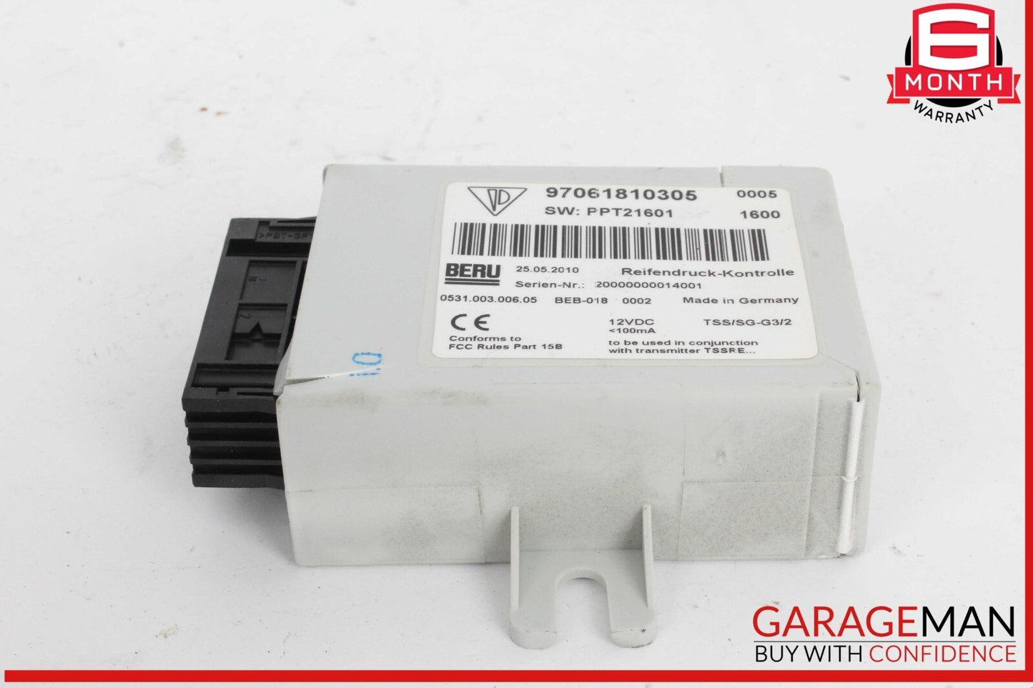 10-16 Porsche Panamera 970 Tire Pressure Monitor Control Module Unit OEM