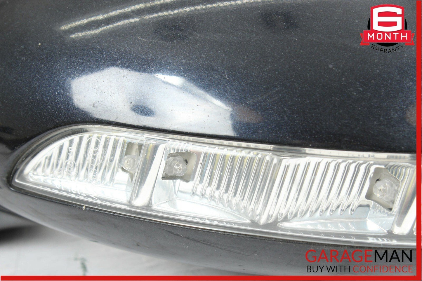 07-09 Mercedes W221 S550 Front Left Side Mirror Door Rear View Black