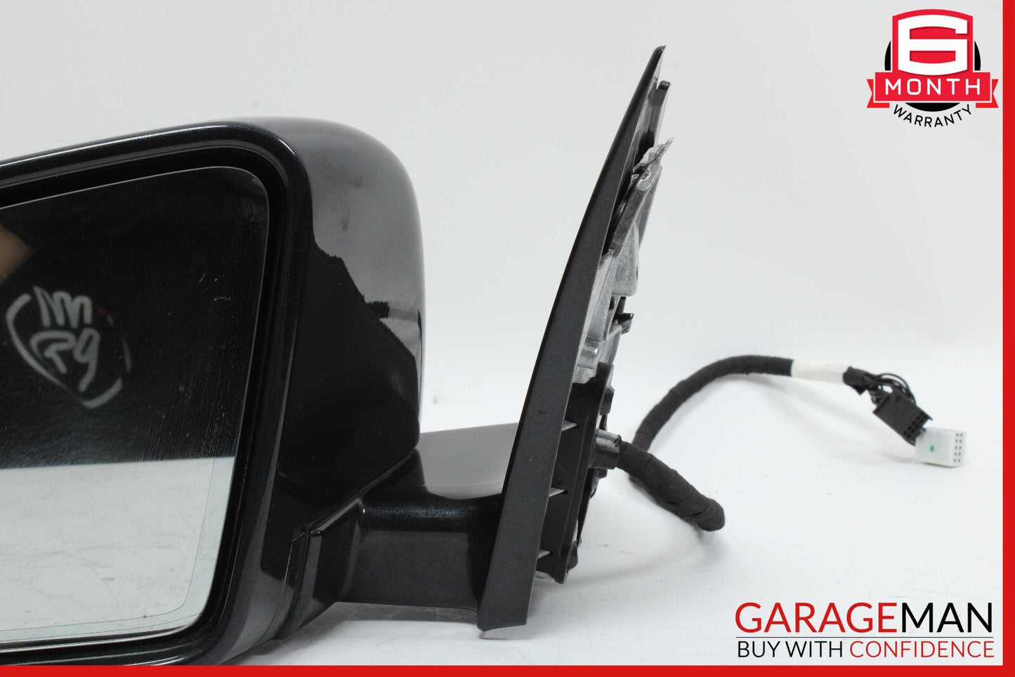 10-13 Mercedes W221 S550 S600 Front Left Side Mirror Door Rear View Black