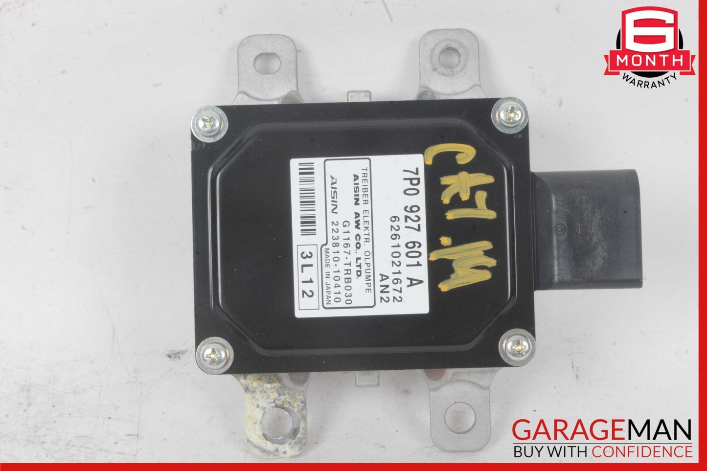 11-18 Porsche Cayenne 958 Hydraulic Oil Pump Control Module 7P0927601 OEM
