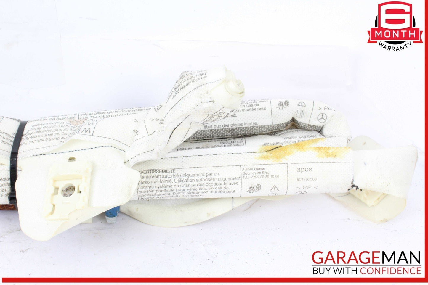 08-14 Mercedes W204 C250 C300 Left Side Roof Curtain Airbag Air Bag OEM