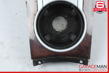 06-12 Mercedes X164 GL450 GL550 Center Console Cupholder Cup Holder Wood OEM