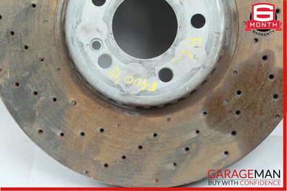 16-18 Mercedes W213 E400 Front Right & Left Side Brake Rotor Disc Set Drilled