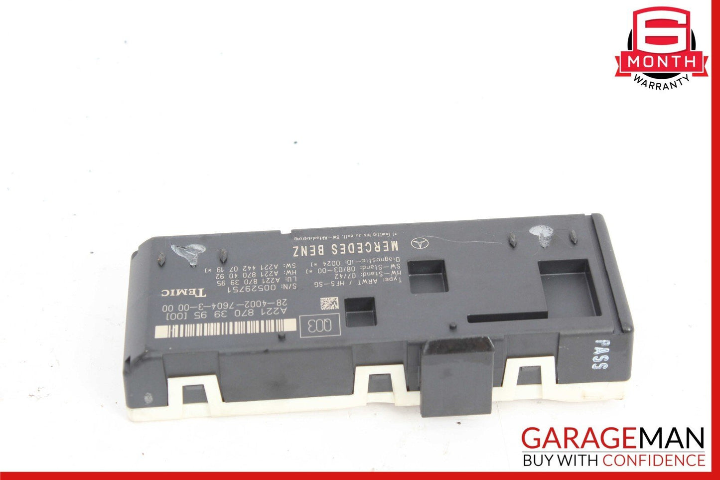 07-14 Mercedes W221 S600 CL550 Rear Trunk Release Remote Open Close Module Unit