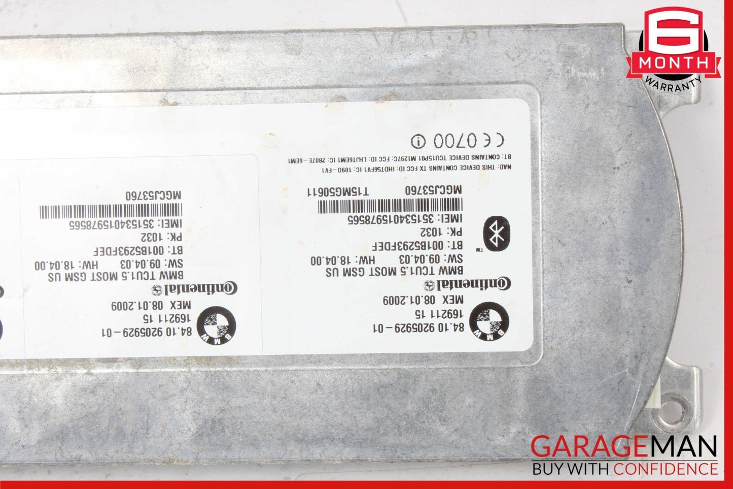 07-14 BMW X5 X6 Telematic Control Module Computer 9205929 OEM