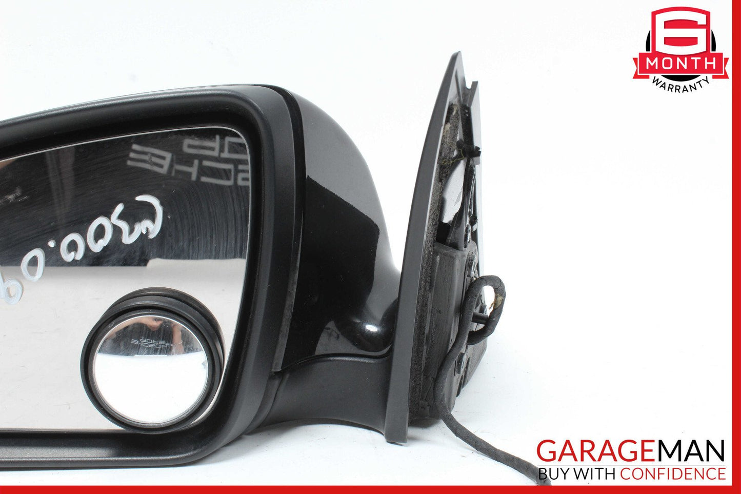 08-09 Mercedes W204 C300 C350 Front Left Side Mirror Door Rear View Black OEM