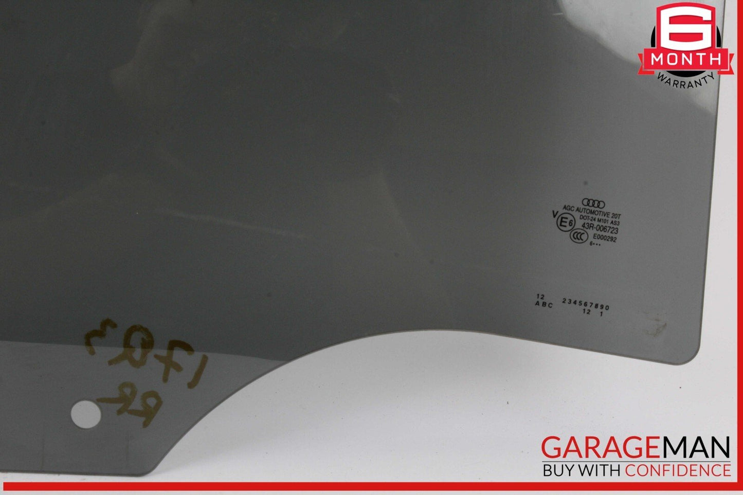 15-18 Audi Q3 Quattro Rear Right Passenger Side Door Window Glass OEM