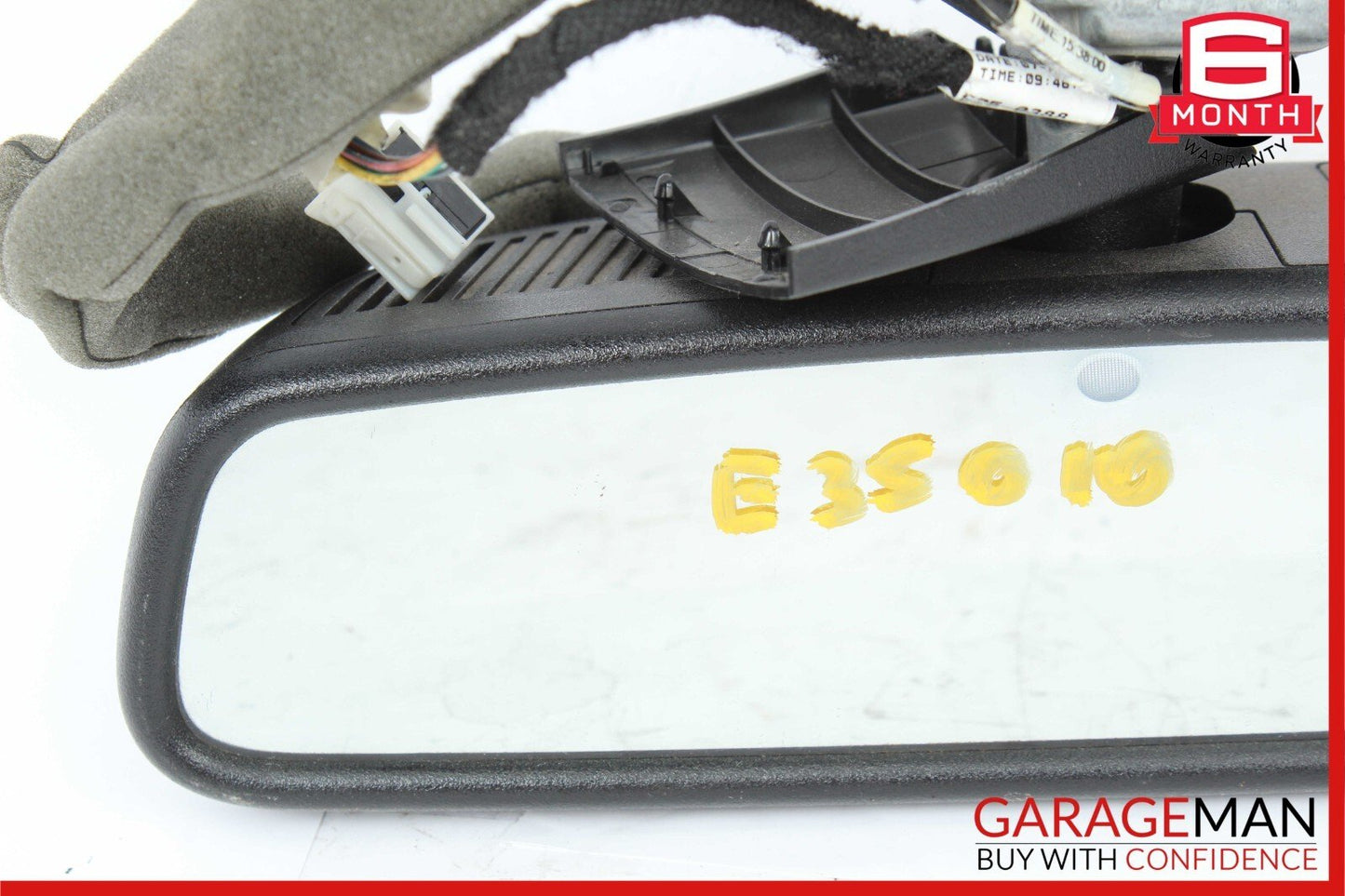 10-16 Mercedes W204 C250 E250 E350 E550 Front Top Upper Rear View Mirror Black