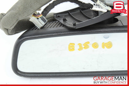 10-16 Mercedes W204 C250 E250 E350 E550 Front Top Upper Rear View Mirror Black
