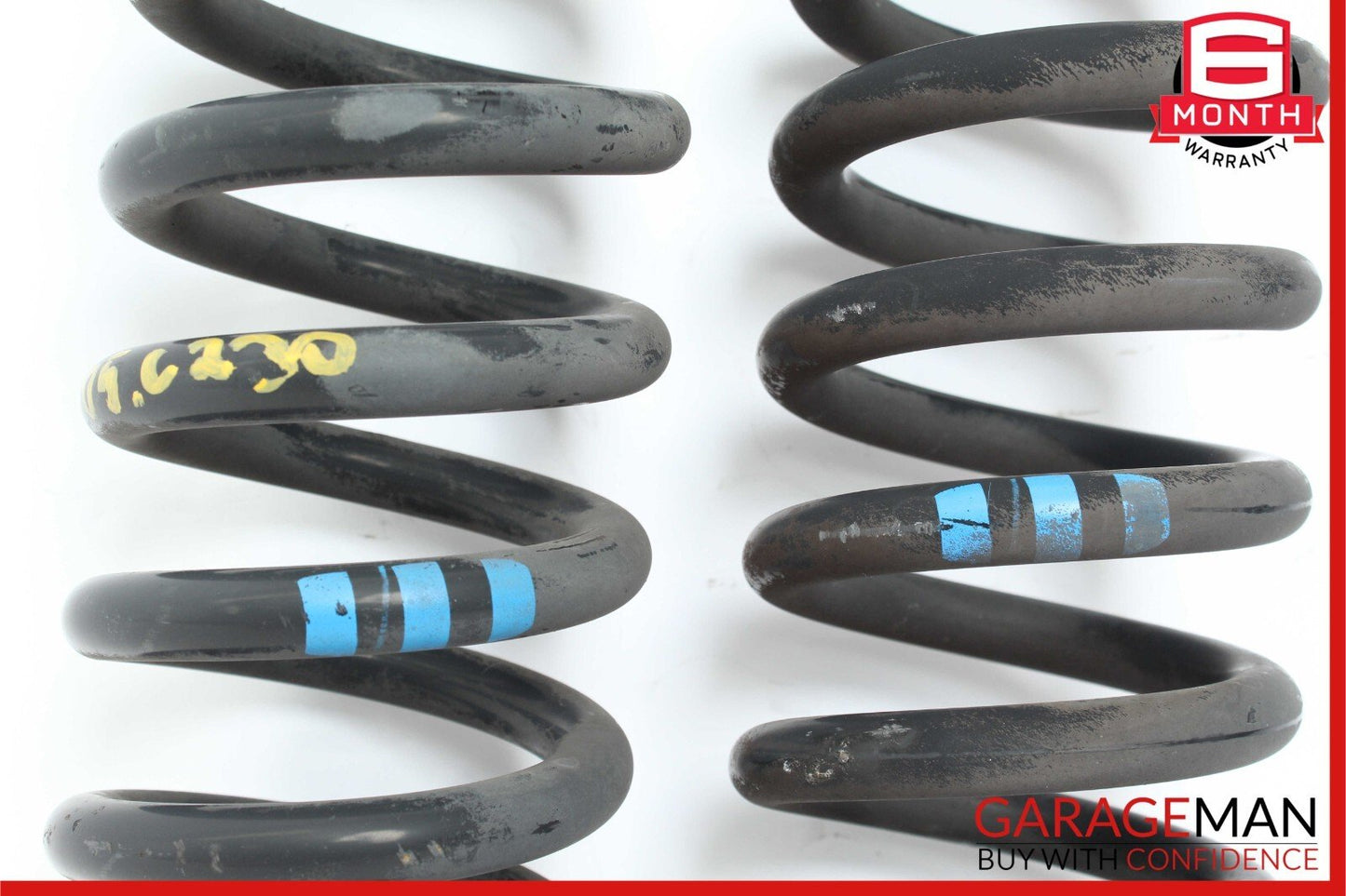 01-07 Mercedes W203 C230 Rear Left & Right Shock Absorber Coil Spring Set of 2