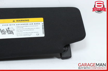 08-14 Mercedes W204 C250 Front Right Passenger Sun Visor Sunvisor Shade Black