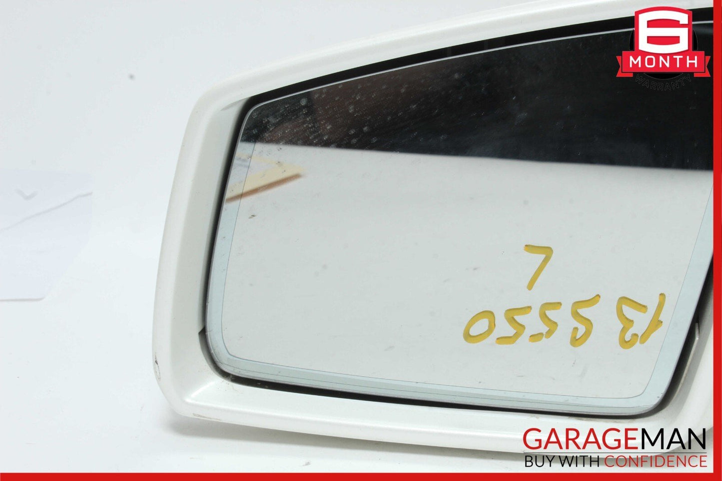 10-13 Mercedes W221 S550 Front Left Side Mirror Door Rear View Diamond White