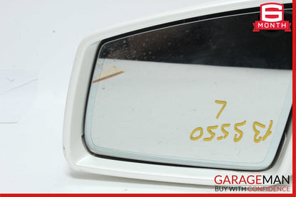 10-13 Mercedes W221 S550 Front Left Side Mirror Door Rear View Diamond White