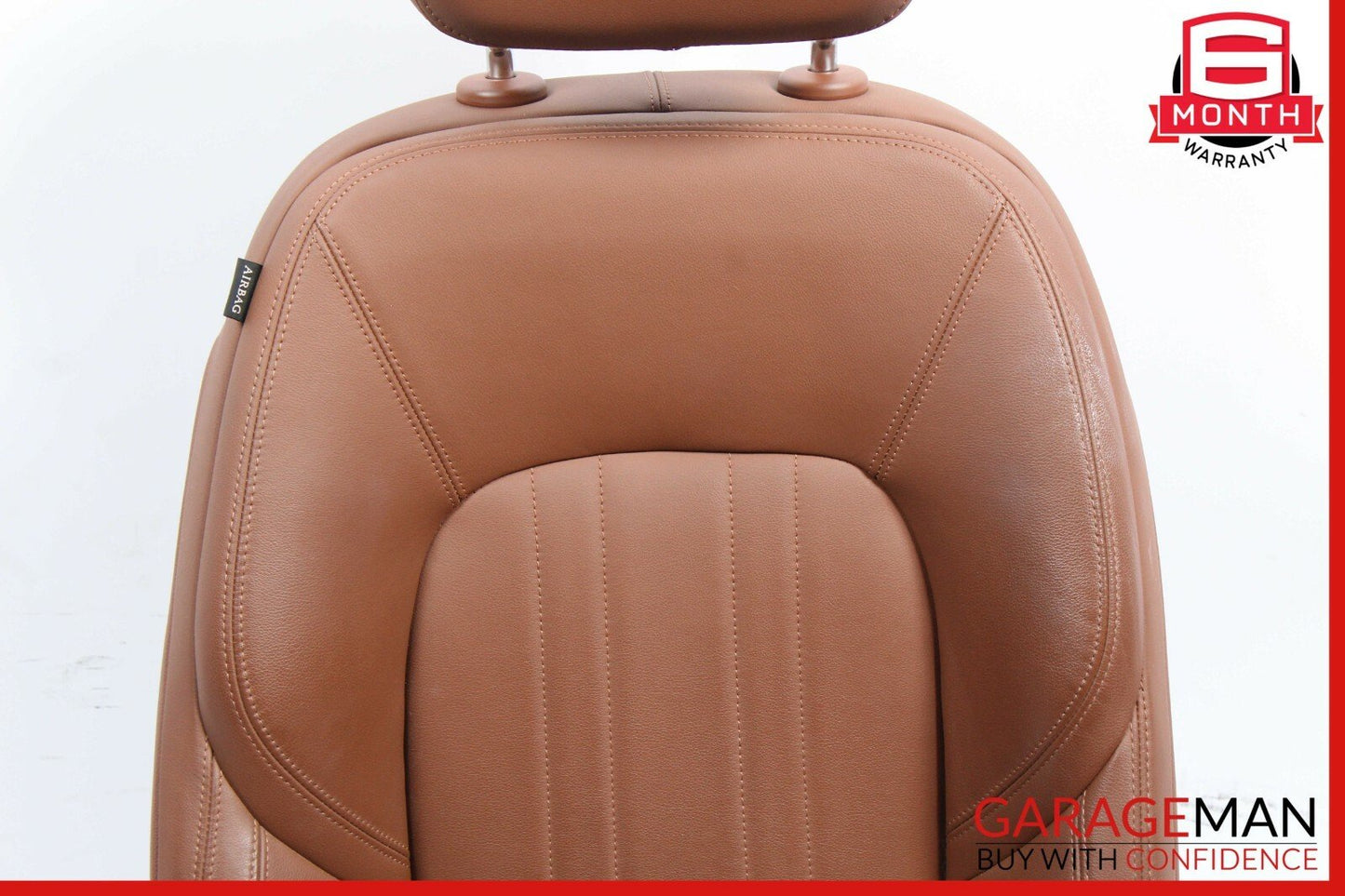 14-17 Maserati Ghibli Front Right Side Complete Seat Cushion Assembly Brown