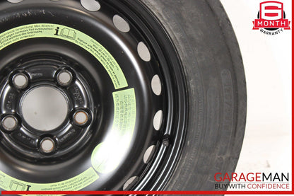 08-14 Mercedes W204 C250 C300 Emergency Spare Tire Donut Wheel Rim 125 90 16"