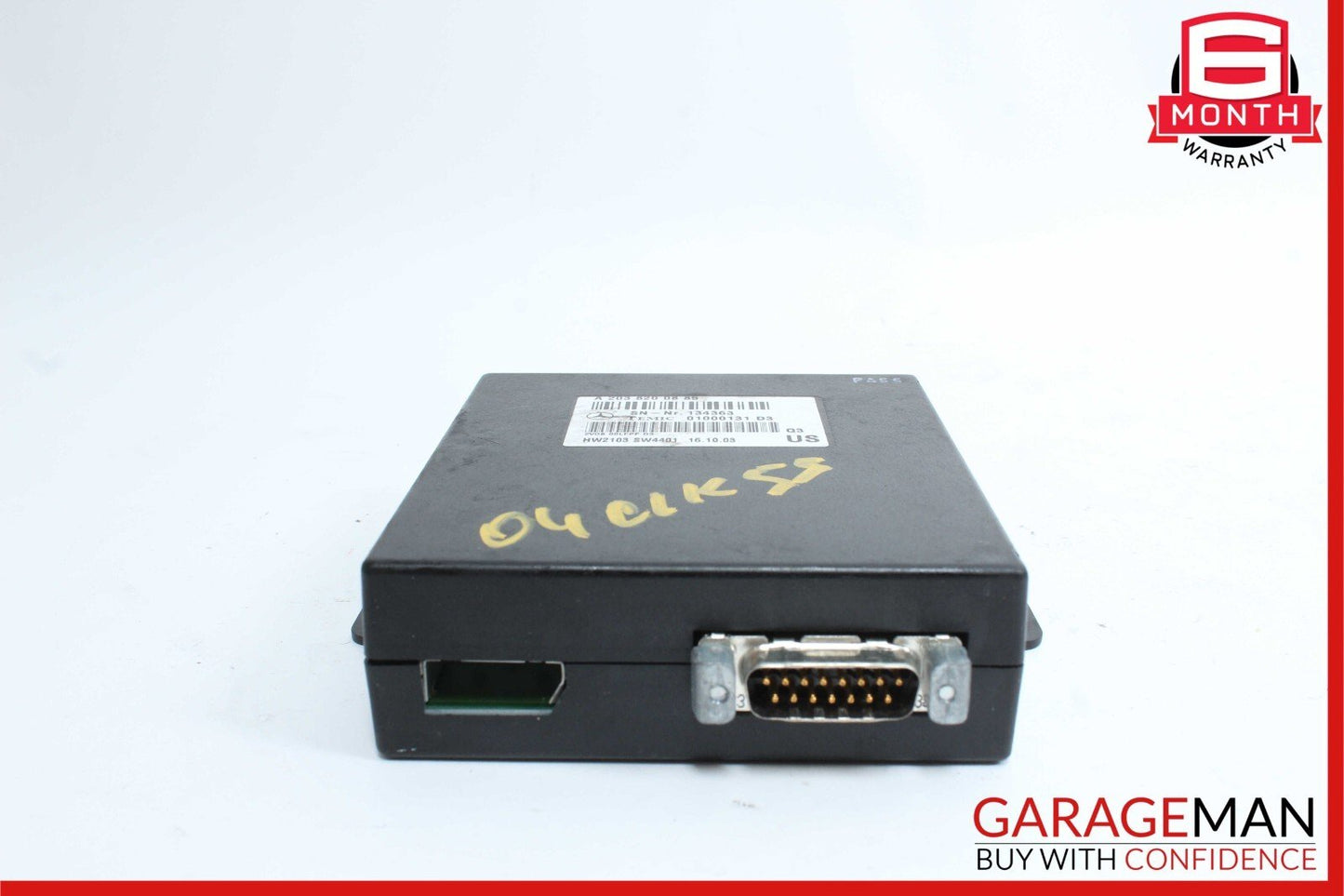 03-06 Mercedes R230 SL500 CLK55 AMG Voice Command Control Module 2038200885