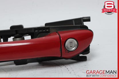 05-11 Mercedes R171 SLK350 Front Left Driver Side Exterior Door Handle Red OEM