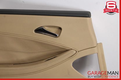 06-11 Mercedes W219 CLS500 CLS550 Rear Left Interior Door Panel Cover Brown