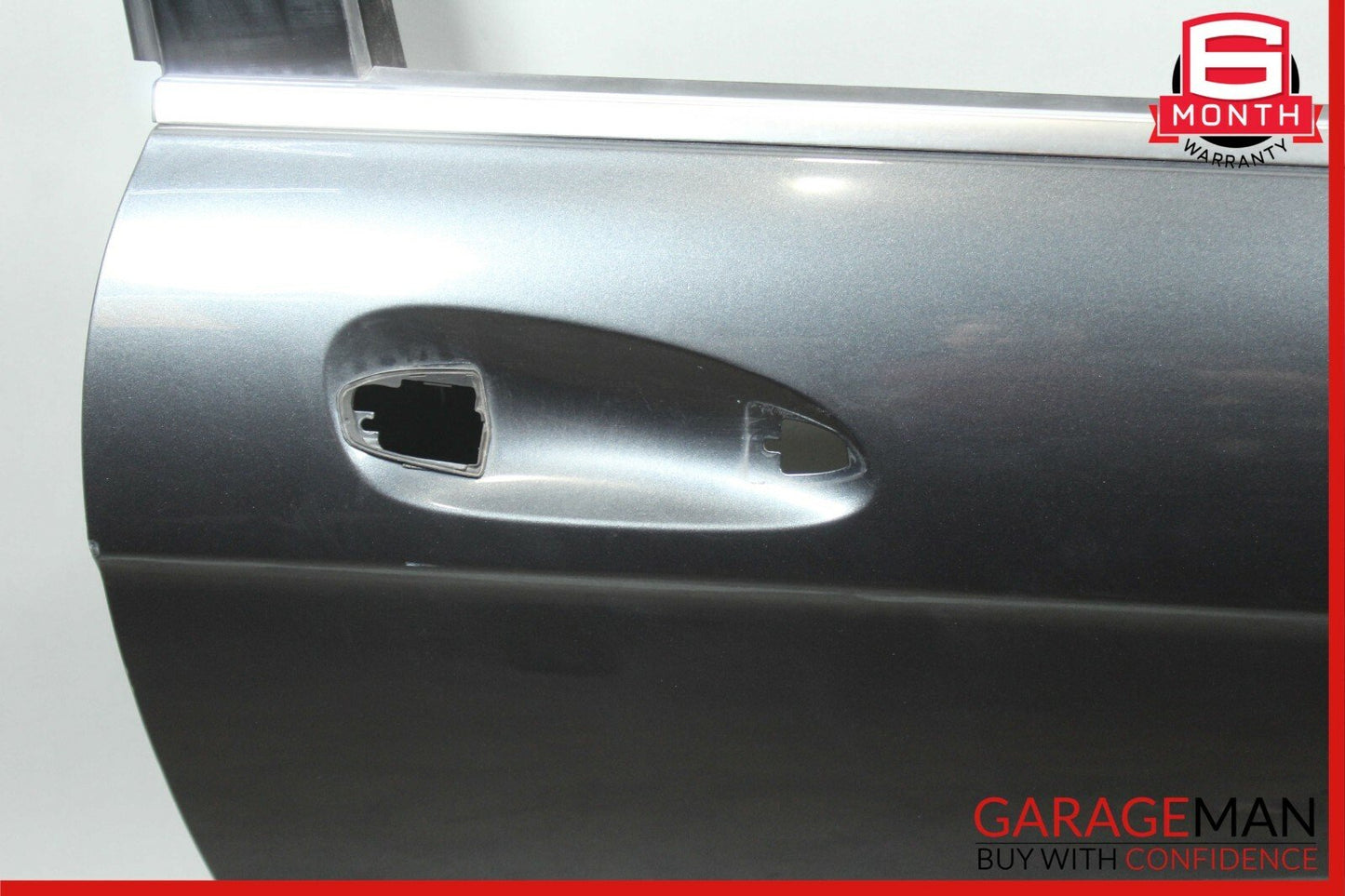 12-14 Mercedes W204 C250 Coupe Front Right Side Exterior Door Shell Frame Gray