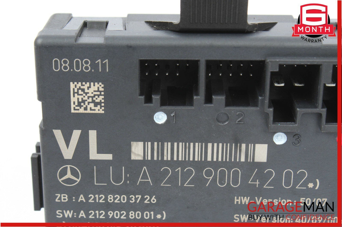 08-15 Mercedes W204 C250 Front Left Driver Side Door Controller Module Unit