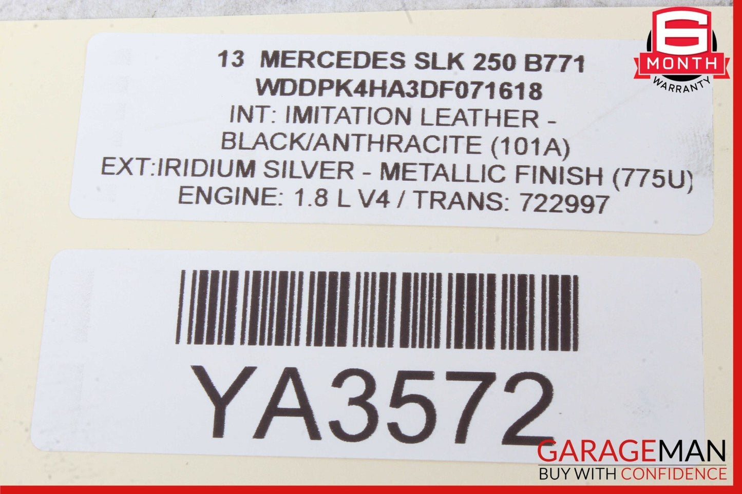 08-18 Mercedes SLK250 GLK350 E350 C250 Front Left Side Door Control Module Unit