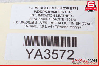 08-18 Mercedes SLK250 GLK350 E350 C250 Front Left Side Door Control Module Unit