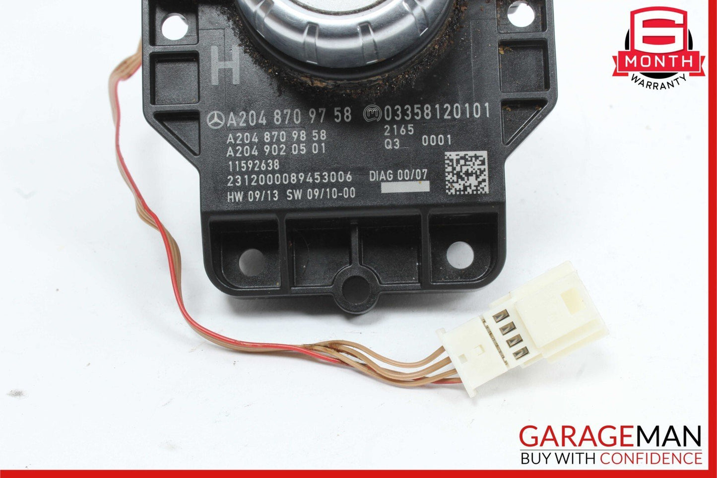 12-15 Mercedes W204 C250 C300 Console Head Unit Controller Knob Multi Switch OEM