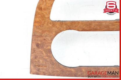 06-13 Mercedes W251 R350 R320 Heater Climate Control Module Trim Bezel Wood OEM