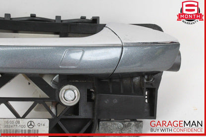 07-13 Mercedes W221 S550 Rear Left Driver Side Exterior Door Handle Gray OEM