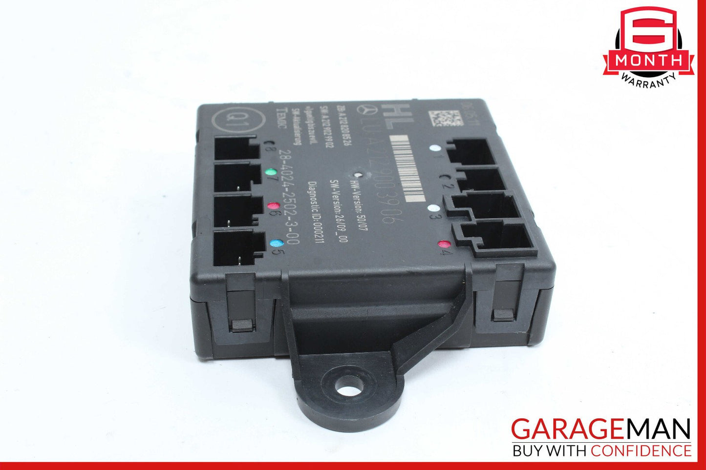 08-18 Mercedes W204 C300 C350 CLS550 Rear Left Side Door Control Module OEM