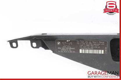 09-15 BMW 750I 750LI F01 F02 Front Radiator Support Upper Sight Shield Cover OEM
