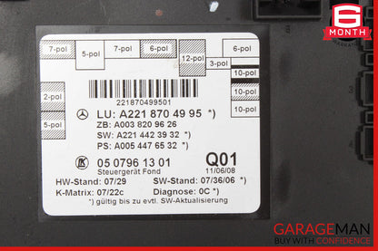 07-13 Mercedes W221 S63 Rear Right or Left Side Door Control Module OEM