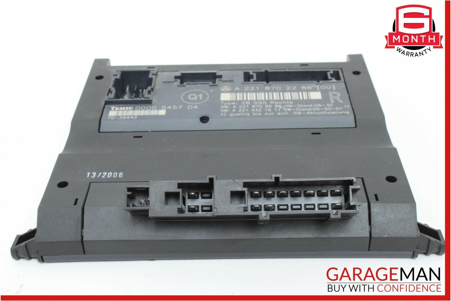 07-09 Mercedes W221 S550 S63 AMG Front Right Side Under Seat Control Module