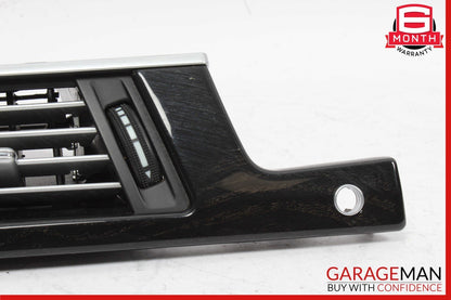 10-13 Mercedes W212 E350 E250 Front Left Dash AC A/C Air Vent Grille Trim Wood