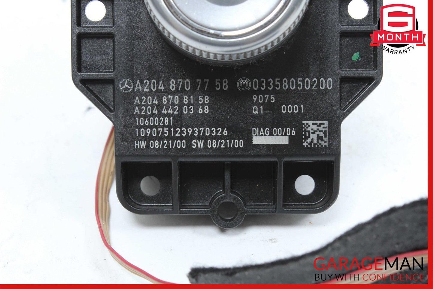 08-12 Mercedes W204 C300 GLK350 Console Command Controller Knob Multi Switch OEM