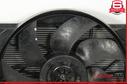 01-05 Mercedes W203 C240 Engine Cooling Radiator Fan Shroud Motor A/C Condenser