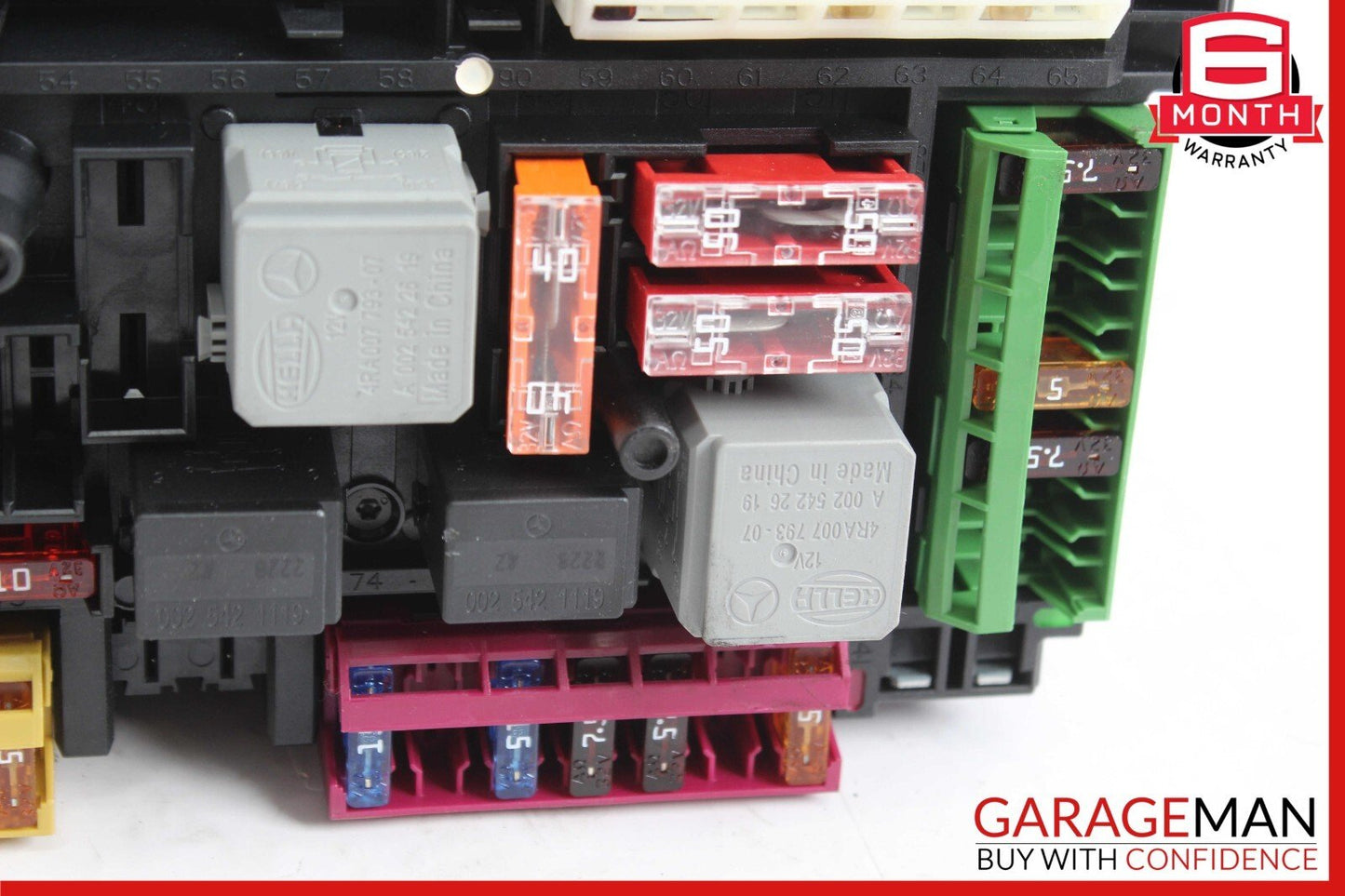 10-18 Mercedes W212 E400 Rear Fuse Relay Box SAM Signal Acquisition Assembly OEM