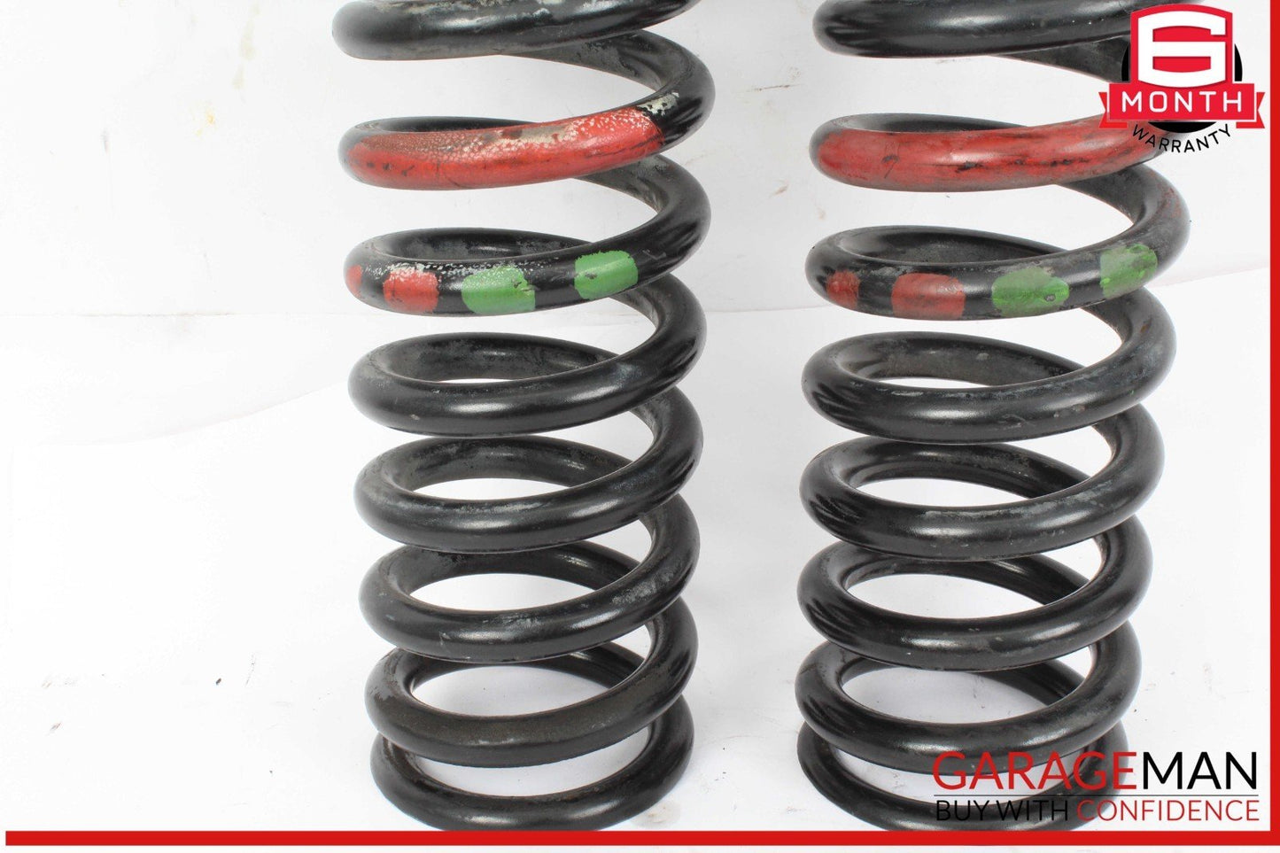 90-02 Mercedes R129 SL500 Rear Left & Right Shock Absorber Coil Spring Set of 2
