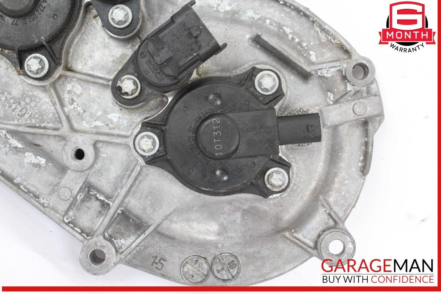 05-13 Mercedes W211 E350 S550 Front Right Engine Timing Chain Cover Plate OEM