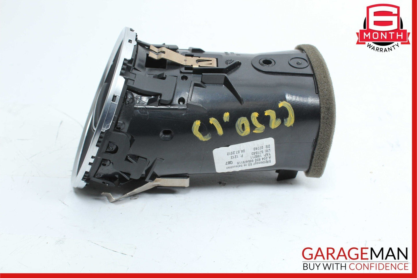 12-14 Mercedes W204 C250 C300 C350 Dash AC A/C Air Vent Grill Right Side OEM