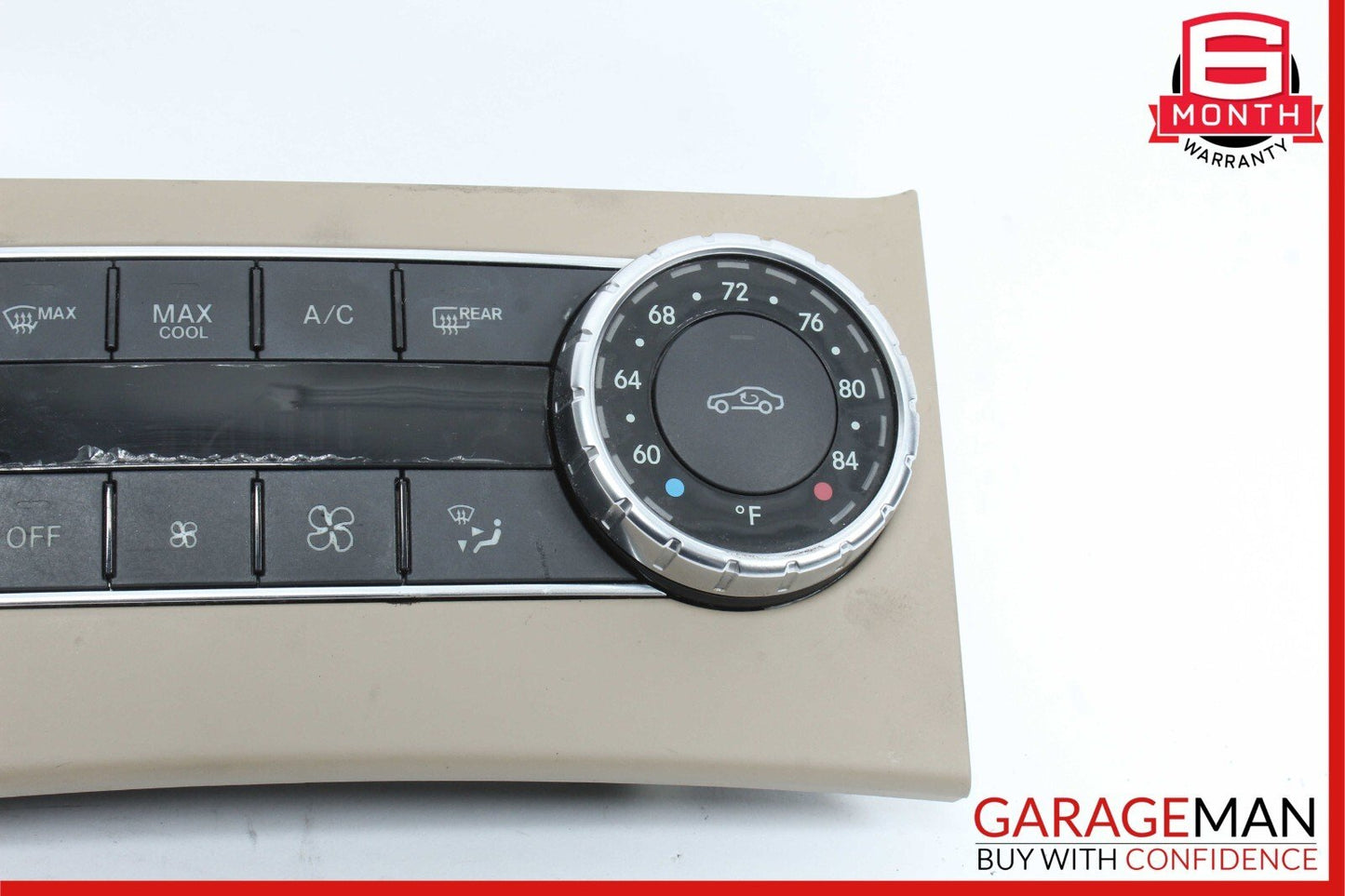 12-14 Mercedes W204 C350 AC A/C Climate Temperature Heater Switch Control Beige
