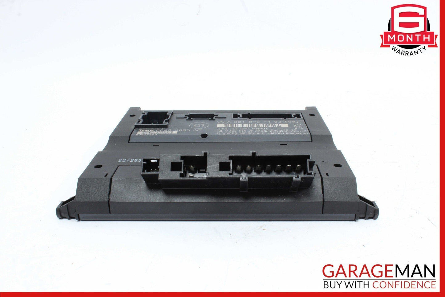 07-13 Mercedes W221 S550 S400 Front Right Side Under Seat Control Module Unit