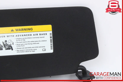 10-16 Mercedes W212 E400 Front Right Passenger Side Sunvisor Sun Visor Black OEM