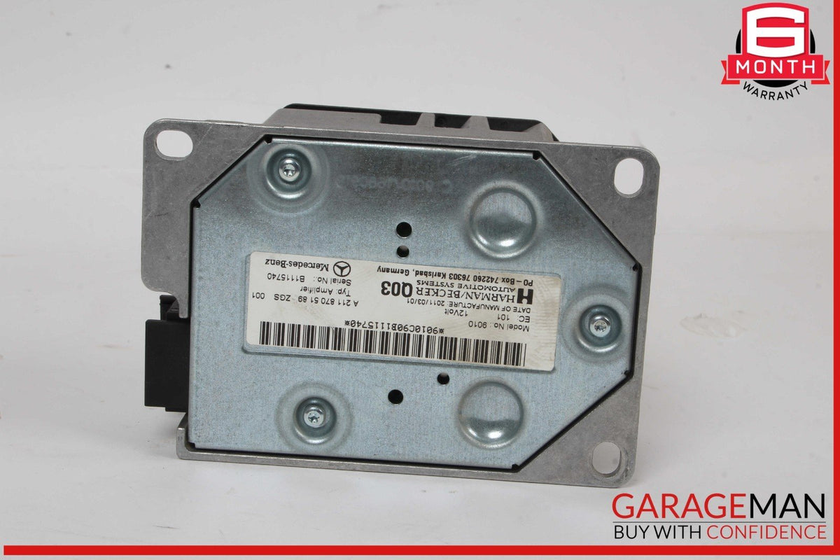 08-18 Mercedes W212 E350 Subwoofer Amp Amplifier Harman Becker 2118705189 OEM